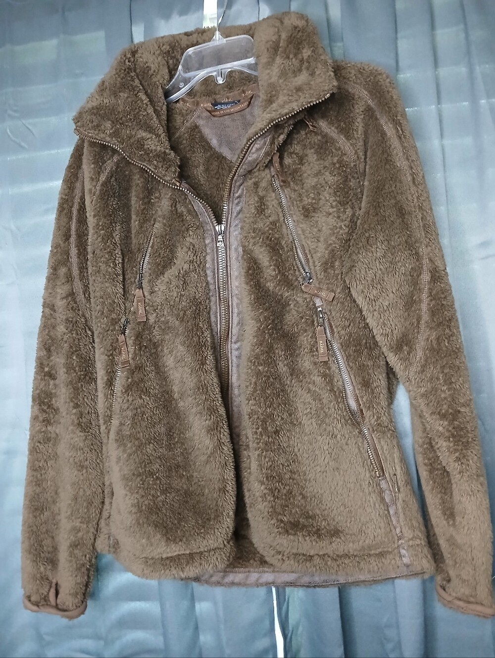 Kuhl Cozy Brown Sherpa Zip-Up Jacket